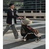 Коляска 2 в 1 Stokke YOYO³ люлька Newborn цвет Taupe рама White