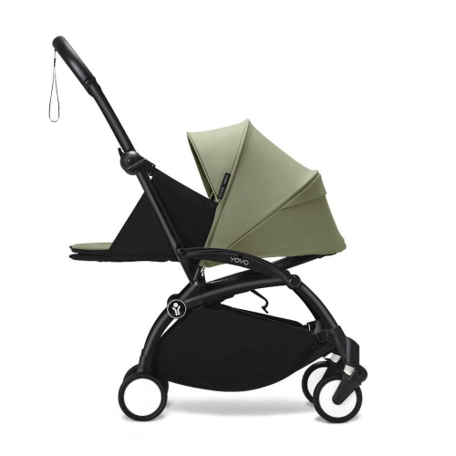 Коляска 2 в 1 Stokke YOYO³ люлька Newborn цвет Olive рама Black