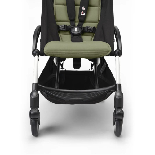 Коляска 2 в 1 Stokke YOYO³ люлька Newborn цвет Olive рама White