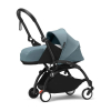 Коляска 2 в 1 Stokke YOYO³ люлька Newborn цвет Aqua рама Black