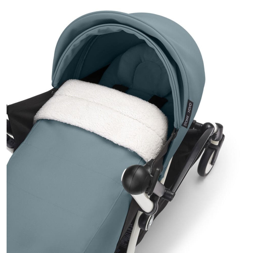 Коляска 2 в 1 Stokke YOYO³ люлька Newborn цвет Aqua рама Black