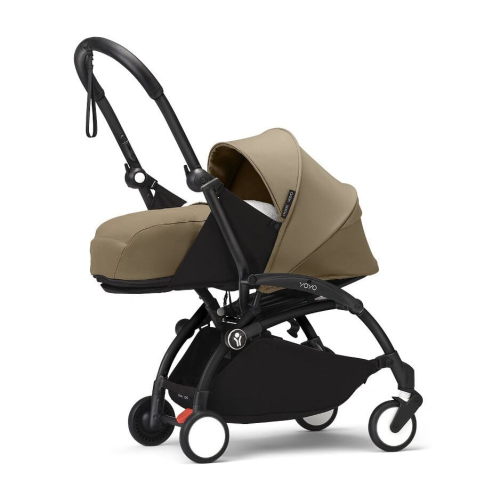 Коляска 2 в 1 Stokke YOYO³ люлька Newborn цвет Toffee рама Black