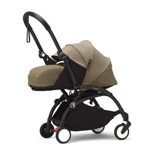 Коляска 2 в 1 Stokke YOYO³ люлька Newborn цвет Toffee рама Black