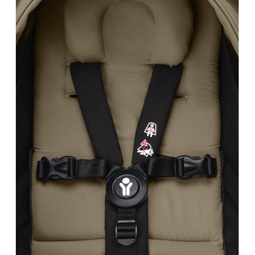 Коляска 2 в 1 Stokke YOYO³ люлька Newborn цвет Toffee рама Black