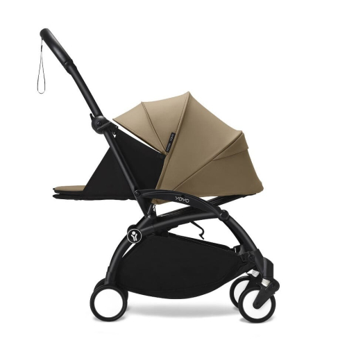 Коляска 2 в 1 Stokke YOYO³ люлька Newborn цвет Toffee рама Black