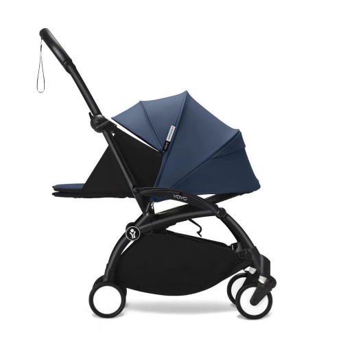 Коляска 2 в 1 Stokke YOYO³ люлька Newborn цвет Air France рама Black