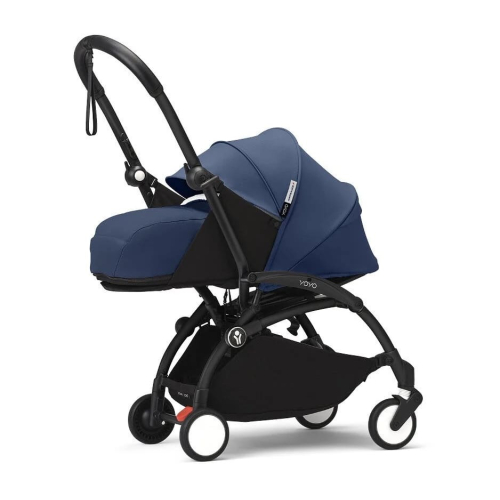 Коляска 2 в 1 Stokke YOYO³ люлька Newborn цвет Air France рама Black