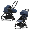 Коляска 2 в 1 Stokke YOYO³ люлька Newborn цвет Air France рама Black