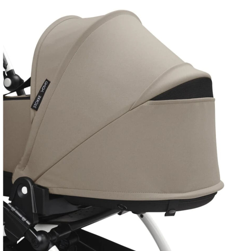 Коляска 2 в 1 Stokke YOYO³ люлька Bassinet цвет Taupe рама Black