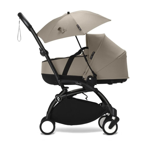 Коляска 2 в 1 Stokke YOYO³ люлька Bassinet цвет Taupe рама Black