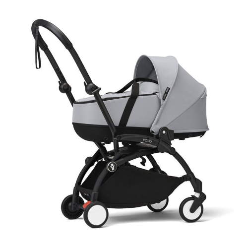 Коляска 2 в 1 Stokke YOYO³ люлька Bassinet цвет Stone рама Black