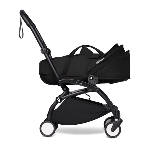 Коляска 2 в 1 Stokke YOYO³ люлька Bassinet цвет Black рама Black