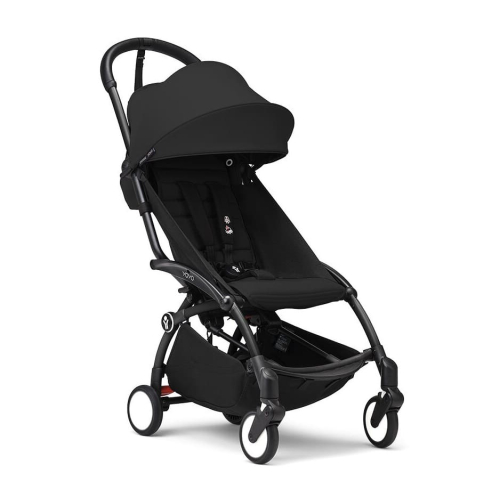 Коляска 2 в 1 Stokke YOYO³ люлька Bassinet цвет Black рама Black