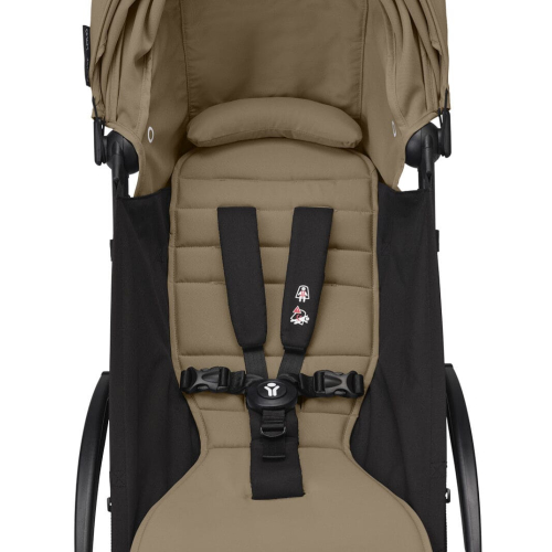 Коляска 2 в 1 Stokke YOYO³ люлька Bassinet цвет Toffee рама Black