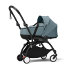 Коляска 2 в 1 Stokke YOYO³ люлька Bassinet цвет Aqua рама Black