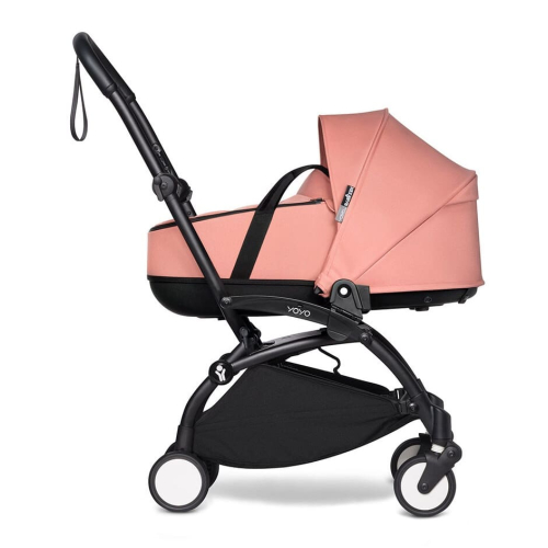 Коляска 2 в 1 Stokke YOYO³ люлька Bassinet цвет Ginger рама Black