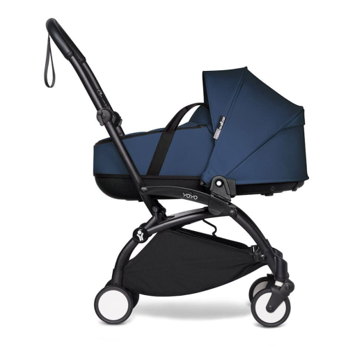 Коляска 2 в 1 Stokke YOYO³ люлька Bassinet цвет Air France рама Black