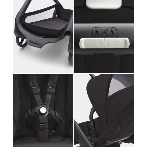 Прогулочная коляска Bugaboo Dragonfly цвет Midnight black шасси Black