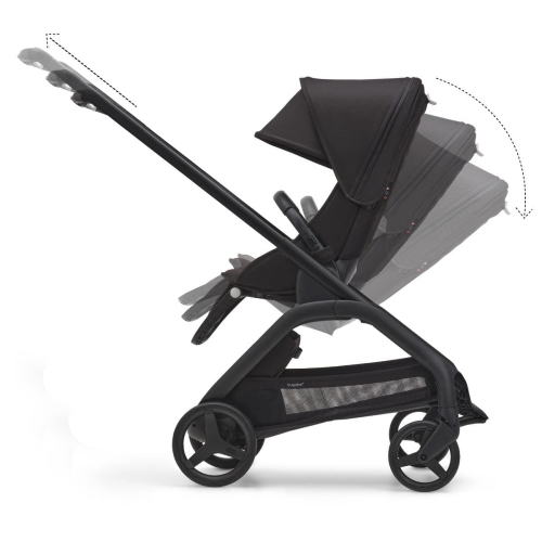 Прогулочная коляска Bugaboo Dragonfly цвет Midnight black шасси Black