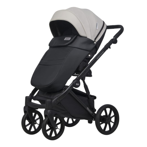 Коляска 2 в 1 Riko Basic Montana Ecco 31 Light Silver-Black (св.серый-черный)