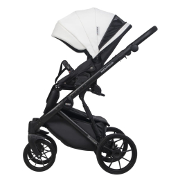 Коляска 3 в 1 Riko Basic Montana Ecco 32 White-Light Silver (белый-св.серый)