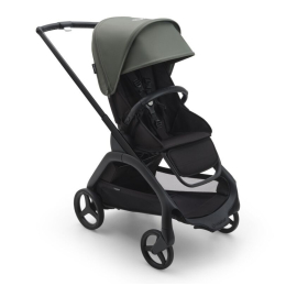 Прогулочная коляска Bugaboo Dragonfly цвет Forest green шасси Black