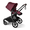 Коляска 2 в 1 Bugaboo Kangaroo Dark Cherry шасси Black