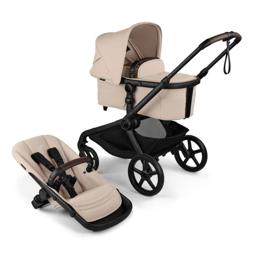 Коляска 2 в 1 Bugaboo Kangaroo Desert Taupe шасси Black