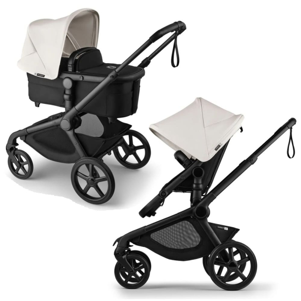 Коляска 2 в 1 Bugaboo Kangaroo Misty White шасси Black