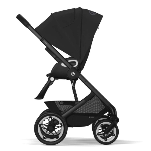 Коляска 2 в 1 Cybex Talos S Lux цвет Moon Black шасси Black