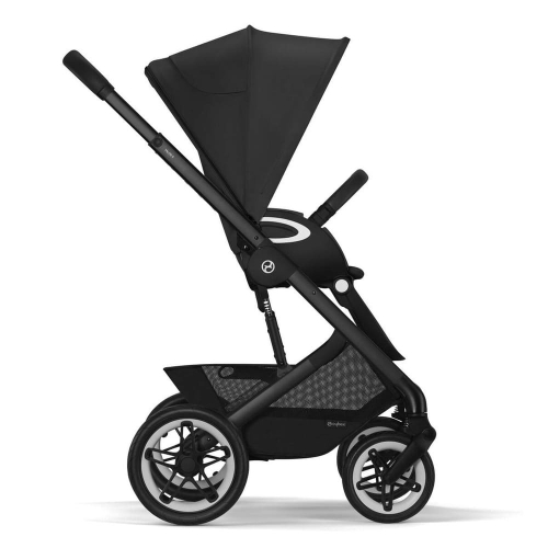 Коляска 2 в 1 Cybex Talos S Lux цвет Moon Black шасси Black