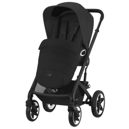 Коляска 2 в 1 Cybex Talos S Lux цвет Moon Black шасси Black + 2 дождевика