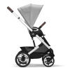 Коляска 2 в 1 Cybex Talos S Lux цвет Lava Grey шасси Silver Frame