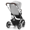 Коляска 2 в 1 Cybex Talos S Lux цвет Lava Grey шасси Silver Frame