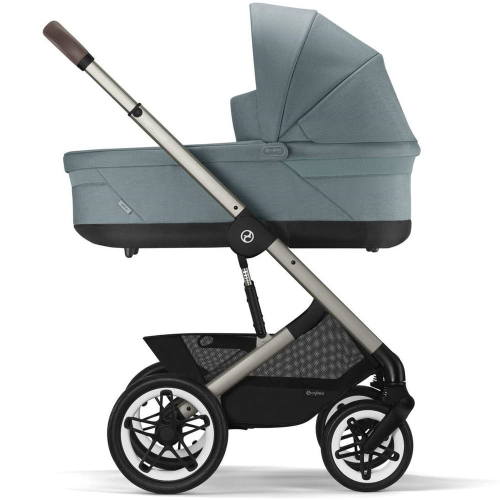 Коляска 2 в 1 Cybex Talos S Lux цвет Sky Blue шасси Taupe