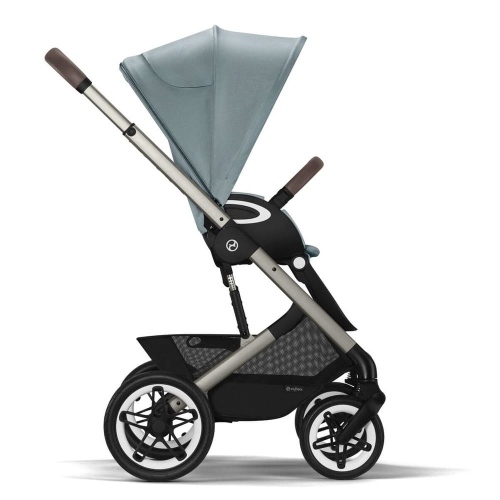 Коляска 2 в 1 Cybex Talos S Lux цвет Sky Blue шасси Taupe