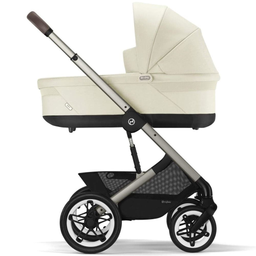 Коляска 2 в 1 Cybex Talos S Lux цвет Seashell Beige шасси Taupe