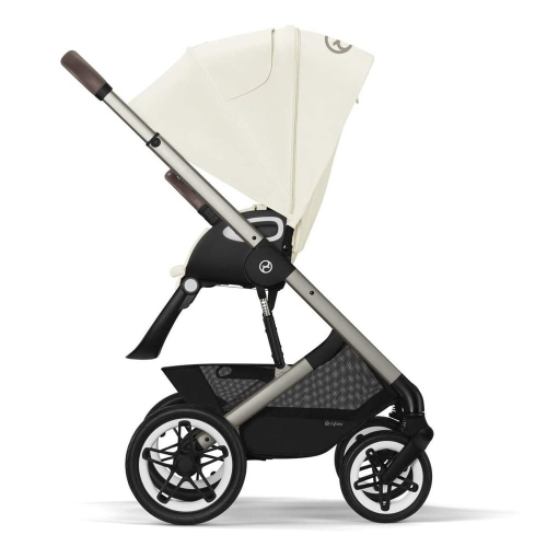 Коляска 2 в 1 Cybex Talos S Lux цвет Seashell Beige шасси Taupe