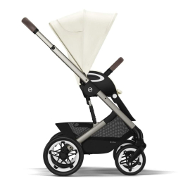 Коляска 2 в 1 Cybex Talos S Lux цвет Seashell Beige шасси Taupe + 2 дождевика