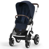 Коляска 2 в 1 Cybex Talos S Lux цвет Ocean Blue шасси Silver