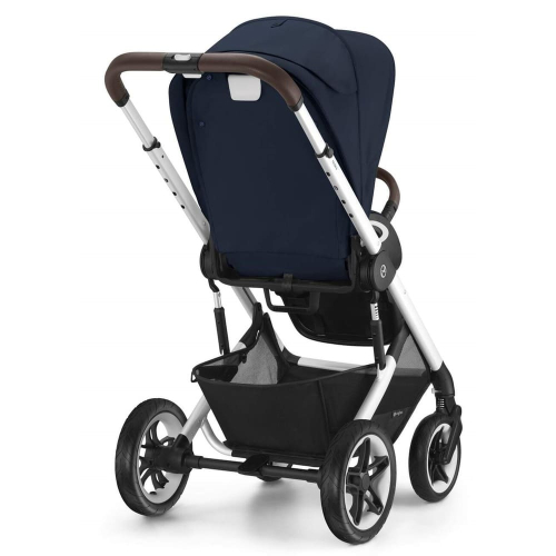 Коляска 2 в 1 Cybex Talos S Lux цвет Ocean Blue шасси Silver