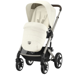 Прогулочная коляска Cybex Talos S Lux цвет Seashell Beige шасси Taupe