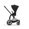 Коляска 2 в 1 Cybex Priam 4 цвет Sepia Black шасси Chrome с черными деталями