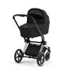 Коляска 2 в 1 Cybex Priam 4 цвет Sepia Black шасси Chrome с черными деталями