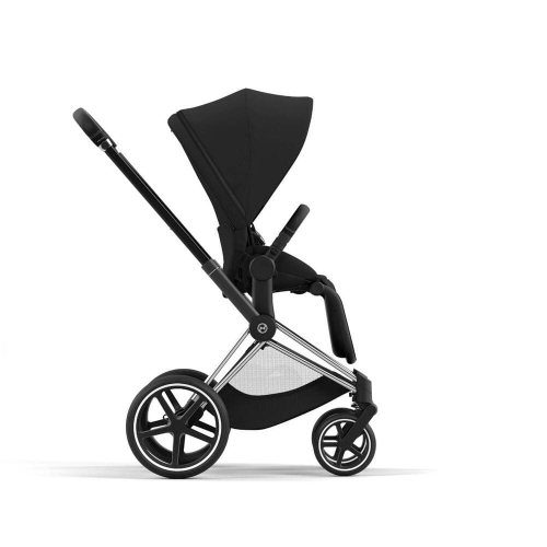 Коляска 2 в 1 Cybex Priam 4 цвет Sepia Black шасси Chrome с черными деталями