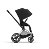 Коляска 2 в 1 Cybex Priam 4 цвет Sepia Black шасси Chrome с черными деталями