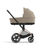 Коляска 2 в 1 Cybex Priam 4 цвет Cozy Beige шасси Rosegold