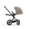 Коляска 2 в 1 Cybex Priam 4 цвет Cozy Beige шасси Rosegold