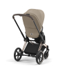 Коляска 2 в 1 Cybex Priam 4 цвет Cozy Beige шасси Rosegold