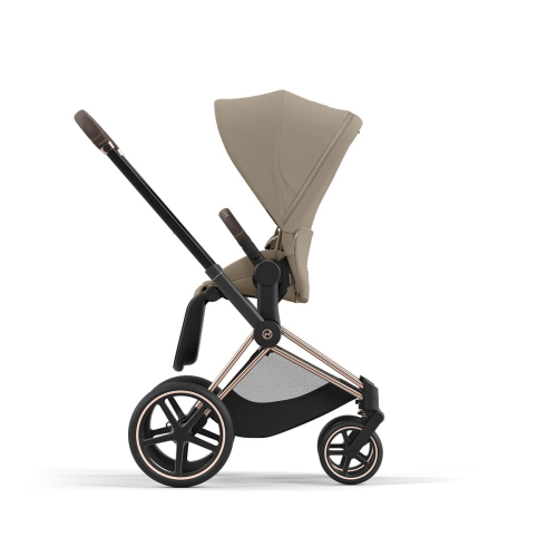 Коляска 2 в 1 Cybex Priam 4 цвет Cozy Beige шасси Rosegold